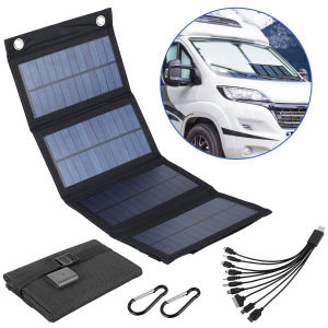100W Foldable Solar Panel USB Waterproof Portable Folding Bag Battery Charger For Phone Solar Power Charger Outdoor Camping
