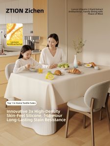 ZTION | Stain-Resistant Waterproof No-Wash Luxury Tablecloth