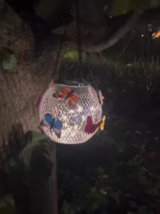 1/2pcs Solar-Powered Butterfly Lanterns Metal Hanging Outdoor Lights Yard Decor - Holiday Gift Solar Outdoor Decorations