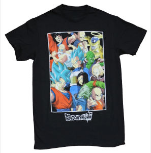 Bandai | Dragon Ball Z Print Short Sleeve Cotton T-Shirt Son Goku Vegeta Men Women Kid Clothes Harajuku Y2k Tee Vintagge Family Clothes