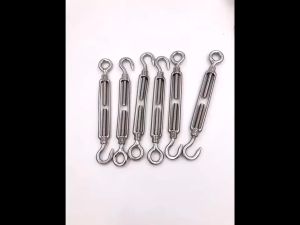MLADEN Shade Sail Hardware Kit 304 Stainless Steel Sun Shade Adjustable Triangle Rectangle Mounting Hanging Installation Turnbuckles Hook Screw