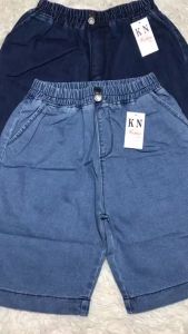 Quần ngố jean nữ lưng thun co giãn form đẹp chuẩn ( Quần Ngố Jeans )