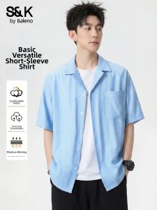 BALENO | Summer Short Sleeve Breathable Mens Shirt Easy-to-match