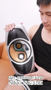 Máy Massage Lưng Nén Ép Trị Liệu Kéo Giãn Cột Sống Lưng Nikio NK-159 - Công Nghệ Rung Xung Điện Và Nhiệt Sưởi Giảm Đau Lưng Tại Nhà