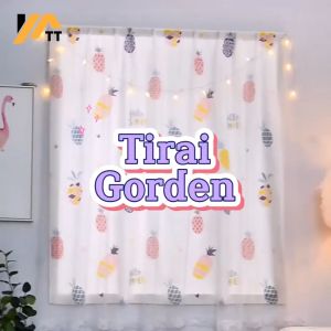 YATT Tirai Gorden Magic Tirai Hordeng Tanpa Paku / Jendela Pintu Blackout 99% Tanpa Bor