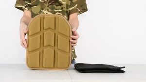 2 ชิ้นที่ถอดออกได้แม่พิมพ์เสื้อกั๊กยุทธวิธี Pad สําหรับเกม Paintball เสื้อกั๊กยุทธวิธี PLATE Carrier Vest Cushion 25x30 ซม