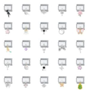 สร้อยข้อมือ DIY โมดูลขนาดใหญ่ 15 ส่วน สร้อยคอ ของตกแต่ง เครื่องประดับแฟชั่น อุปกรณ์งานฝีมือ แหล่งกำเนิดจีนแผ่นดินใหญ่