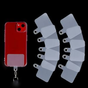 Mobile Phone Lanyard Patch Cross-Body Rope Lanyard Tether Tab Anti-lost Fixed Card Shell Connection Pendant Hole Transparent Clip Phone Lanyard Pads Phone Accessory