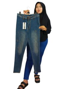 Celana Jeans Wanita Highwaist Size Jumbo