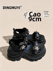DINGMUYI | Dép Thời Trang Nhẹ Tăng Chiều Cao Đế Dày 9CM