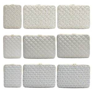 เคสป้องกันกระเป๋าใส่แล็ปท็อปพิมพ์ลายดอกไม้น่ารักปลอกคอมพิวเตอร์สำหรับ11-15นิ้วแล็ปท็อปแท็บเล็ต