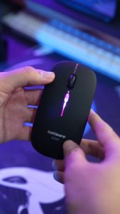 Taffware Optical Wireless Mouse Silent Click RGB 2.4GHz Bluetooth 5.0 - DC001