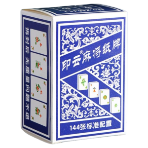 Portable Travel Mahjong and Poker Set 144pcs