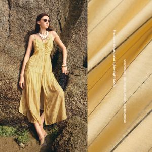 BEIQIANI | French Light Romantic Style Resort Stripe V-neck Sleeveless Dress