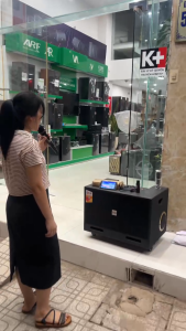 Loa kéo VS Audio Model KN230 3 Way 2 bass 30 tích hợp vang số  2 tay Micro UHF Bảo hành 12 Tháng