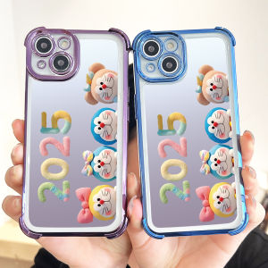 Hontinga Casing Case For OPPO A5 Pro A72 A73 A77S A95 A78 A79 A97 A98 A1 5G A58 4G Case Lovely 2025 Cat Color Luxury Chrome Plated Soft TPU Phone Case Shockproof Anti Gores Rubber Cases Softcase For Girls
