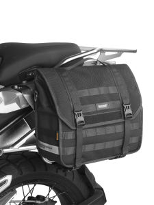 Rhinowalk Motorcycle Side Bag 13L Large Capacity Waterproof Quick Release Motocycle Saddle Bag With Inner Support Board Rear Seat Tail Side Rack Pannier Bag Portable Luggage Storage Shoulder Bag Handbag Travel Riding Bag Moto Accessories