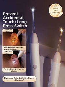 MENGYUXI | Lighted Baby Safe Ear Spoon with Tweezers