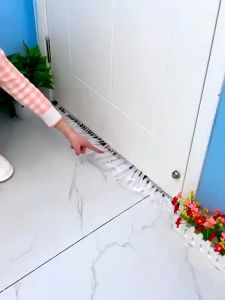 ฉากกั้นขอบประตู PVC คิ้วกันแมลง กันฝุ่น ยาว1เมตร คละสี พร้อมส่ง