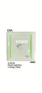 ERA White A9 Series Switch Socket SIRIM Safety Output Wall Multi Switches Sockets Dimmer HOMS