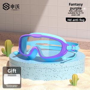 SHENWO | Waterproof Anti-Fog Clear Childrens Swim Goggles
