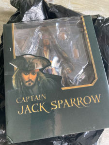 Hot Toys | SHFiguats Pirates of the Caribbean Captain Jack Sparrow Action Figure Anime KO Jack Sparrow Collectable Model Toy Christmas Gift