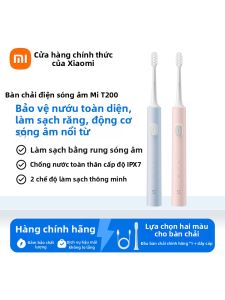 MIUI | Bàn chải điện Xiaomi T200 Sonic Làm sạch tự động Cảm biến thông minh Pin lâu dài cho người lớn trẻ em cặp đôi