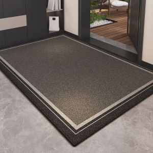VIKAMA Loop Pile Carpet Porch Shoe Change Area Door Rug Dirt Resistant Mat Household Outside Entry Doormat Entranceway Floor Mat