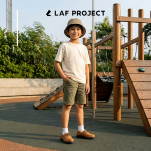 LAF Project - Sepatu Anak Laki Laki Perempuan Boat Shoes Suede Casual Polos Premium - Snuggy