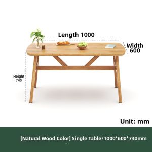 FWTDF | Small Home Suitable Walnut Wooden Dining Table Simple Design