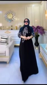 New Gamis Arsyakayla Syari HALIZA SERIES Gamis Set Khimar // Bisa Cod Alisha muslim Fashion