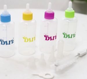 SG Fast Shipping Pet Milk Bottle 60ml Silicone Feeding Bottle for Cat and Puppies Feeding Bottle Feeding Bottle Kits 7-Piece Set