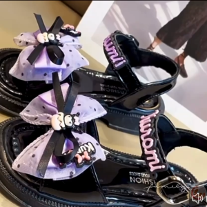 Sandal Perempuan Kuromi Comel | Sandal Lembut & Selesa | Kasut Sandal Kartun Kanak-Kanak