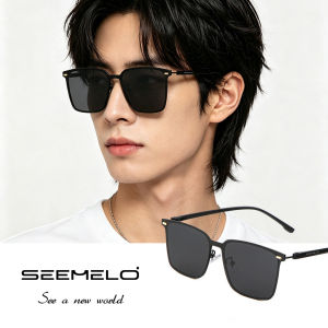 SEEMELO Men Sunglasses Super Lightweight Sunglasses TAC Polarized Driving Glasses Outdoor Sports Glasses UV400 Lightweight Eyewear Clean Vision Sunglasses