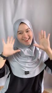 HIA Everywear Ateera Sport Hijab Instant Hijab Olahraga Wanita Slim Spandex Premium