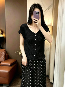 Thin Summer Short Sleeve Shirt New Style Age-Reducing