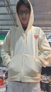 Áo khoác Nỉ Áo Hoodie Chất Vải Nỉ Cotton Ấm Áp Mềm Mịn Hình Trái Tim Love Art Nhỏ Xinh Dành Cho Bé (size từ 17-60kg)