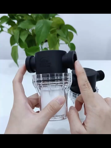 PP Outdoor Clear Water Sediments Filter Purifier Housing or Combo Set with 5 in 1 Sediment Replacement Cartridge Refill 0.5 micron