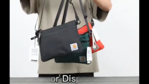 Carhartt 2023 musim bunga dan musim panas pasangan lelaki dan wanita Beg silang badan kasual kanvas bahu beg persegi kecil Trendy Fashion