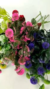 Aksesoris Jamur Cabang 3 artificial daun rumput plastik untuk dekorasi taman dekorasi rumah dan dekorasi pelaminan atau dekorasi wedding premium Import aritifisial termurah palsu plastik