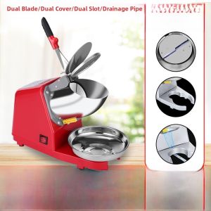 Small Commercial Ice Shaver Machine for Street Vendors Milk Tea Shops Snowflake Soft Ice Maker Home Use Kitchen Appliance