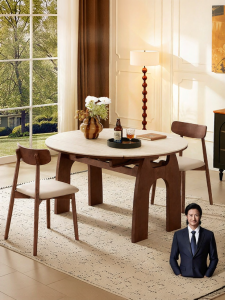 Adjustable Round Dining Table