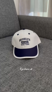 Topi Anak Laki-Laki Perempuan 8 Bulan - 5 Tahun Motif Bordir Brooklyn New York Terbaru Korea Style