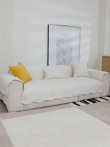 Chenille Sofa Seat Cover All Season Sofa Cover Non-slip Protective Sofa Seat Cushion