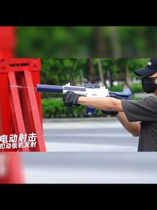 Tactical M416 Water Gun with 2 Extra Magazines - 7M Straight Shooting & 30+Min Battery Life Fast Water Absorbing System for Pool/Beach Team Battles