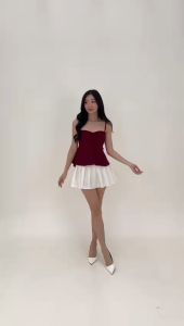 Ami Collection - Atasan Wanita Izy Lengan Pendek / Atasan Crincle Anti Lecek / Atasan