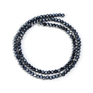 1strand Hematite Stone Beads Faceted Crystal Beads Loose Spacer Beads For Jewelry Making DIY Fashion Necklace Bracelet
