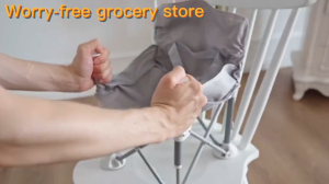 🇸🇬 ReadyStock - Foldable Baby Dining Chair For baby booster chair foldable travel baby toddler feeding chair baby outdoor dining chair / Baby dining chair / Foldable Babychair