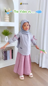 NAURA SET BLOUSE dan Rok anak perempuan 3 - 12 tahun