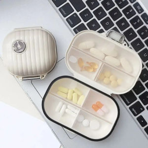 Mini Pill Dispenser Portable Pill Dispenser Seven Days a Week Vitamin Portable Box Sealed Storage Box Portable